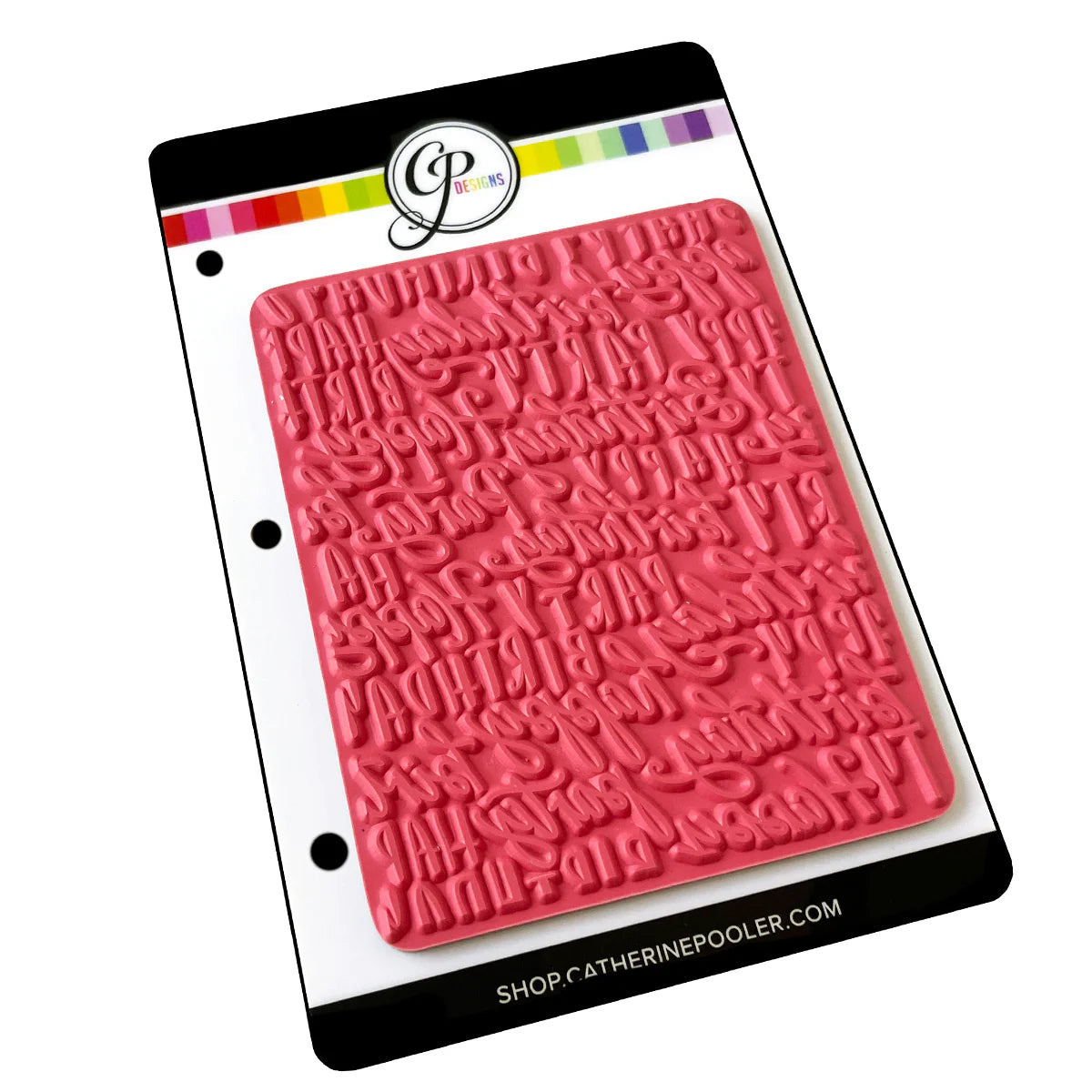 Catherine Pooler - Block & Script Birthday Background Stamp