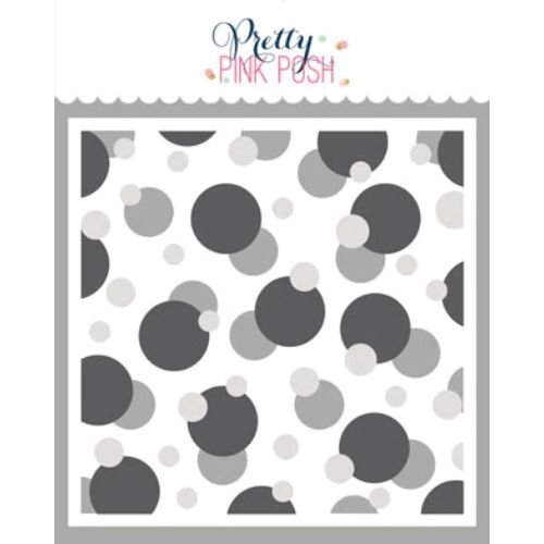 Pretty Pink Posh - Layered Bokeh Stencil