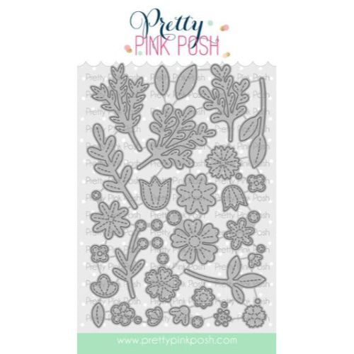 Pretty Pink Posh - Spring Foliage Die