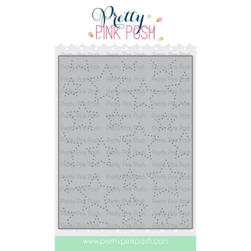 Pretty Pink Posh - Pierced Stars Plate Die