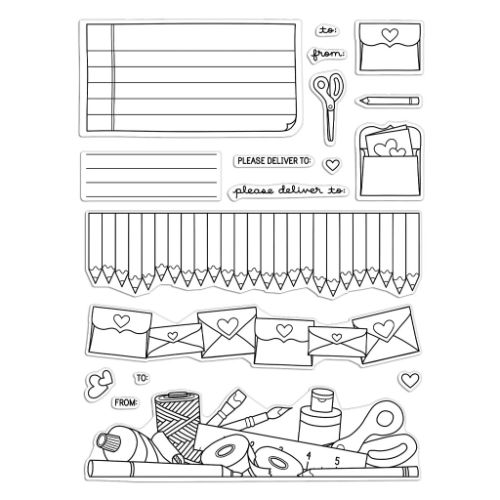 Hero Arts - HA + Ink Blot Shop Please Deliver