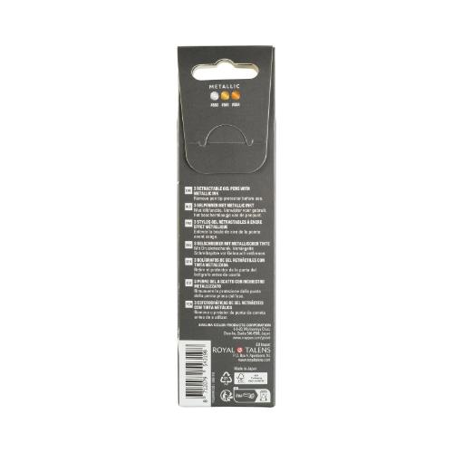 Sakura - Gelly Roll Retractable Metallic Set Silver Gold Copper 3pcs