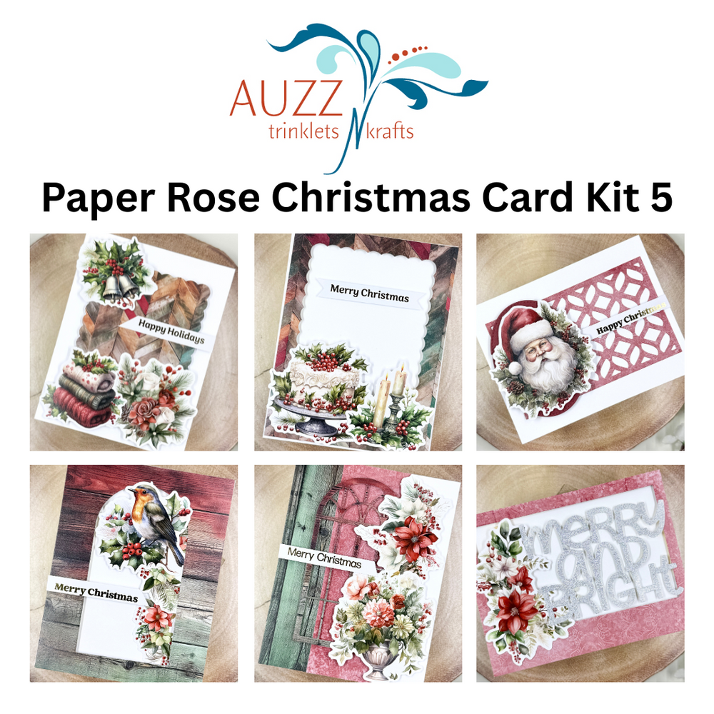 ATK Christmas Card kit Paper Rose Studio 5