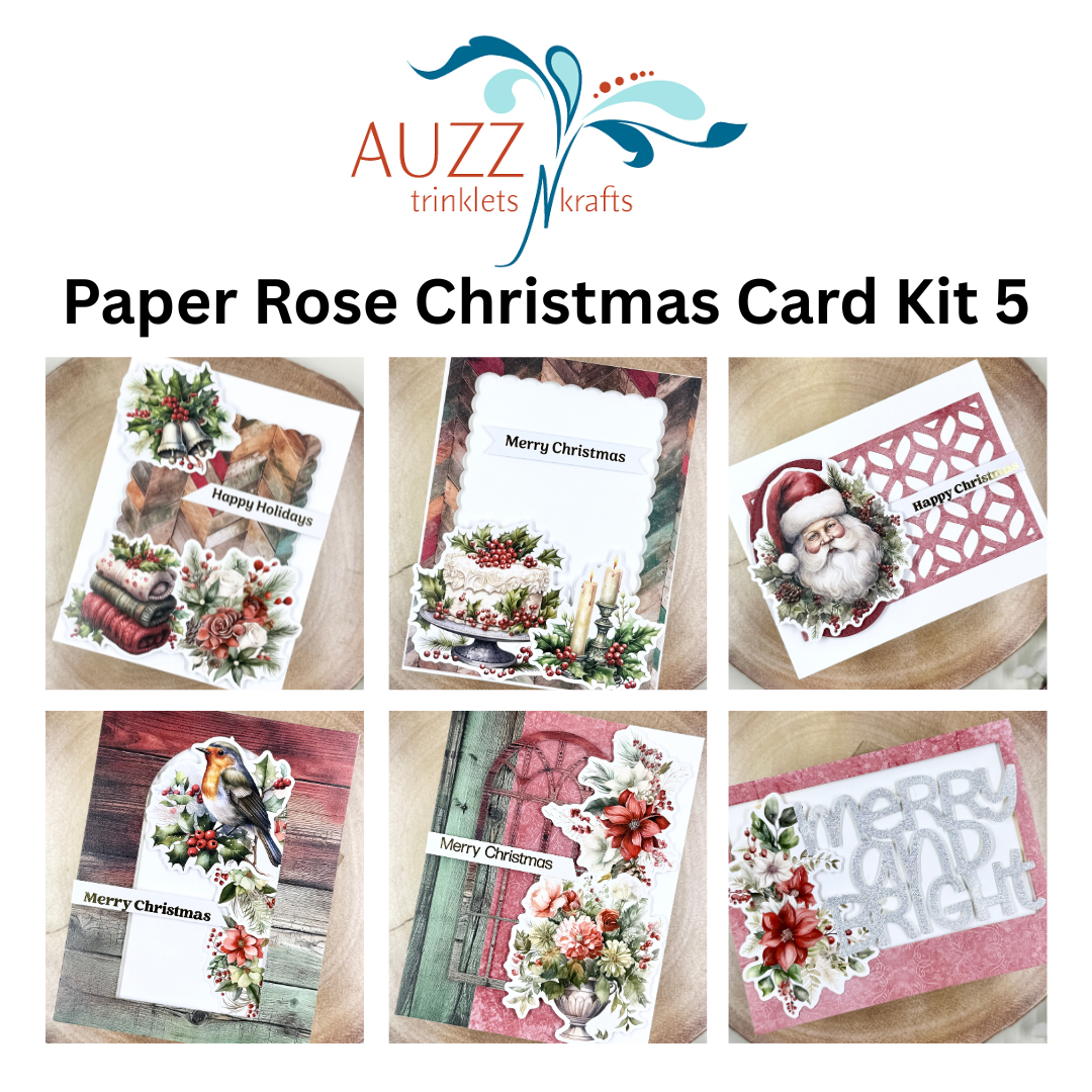ATK Christmas Card kit Paper Rose Studio 5