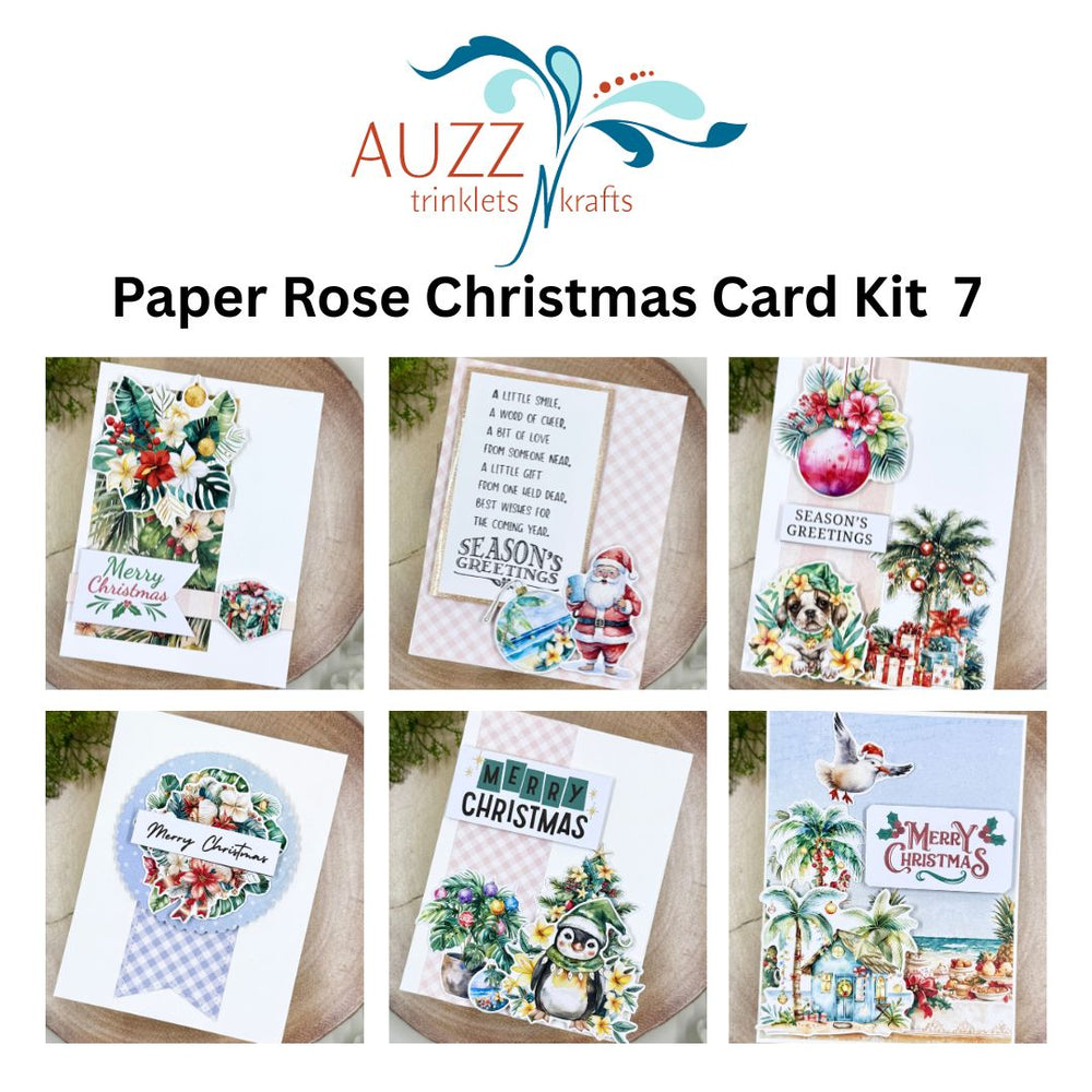 ATK Christmas Card kit Paper Rose Studio 7
