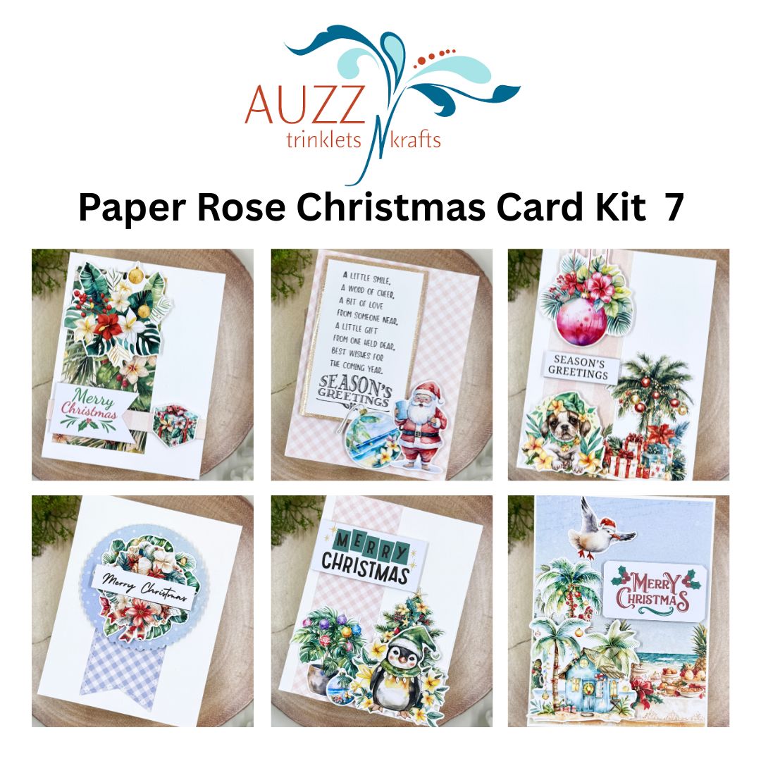 ATK Christmas Card kit Paper Rose Studio 7