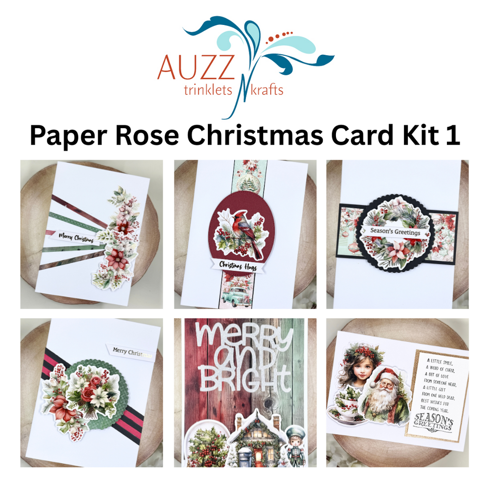 ATK Christmas Card kit Paper Rose Studio 1