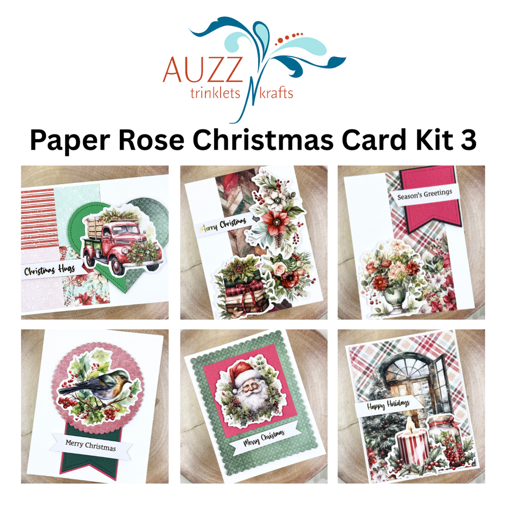 ATK Christmas Card kit Paper Rose Studio 3