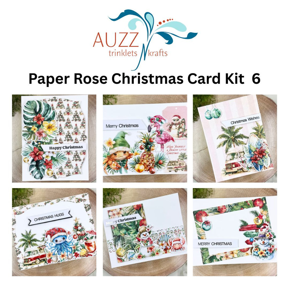 ATK Christmas Card kit Paper Rose Studio 6