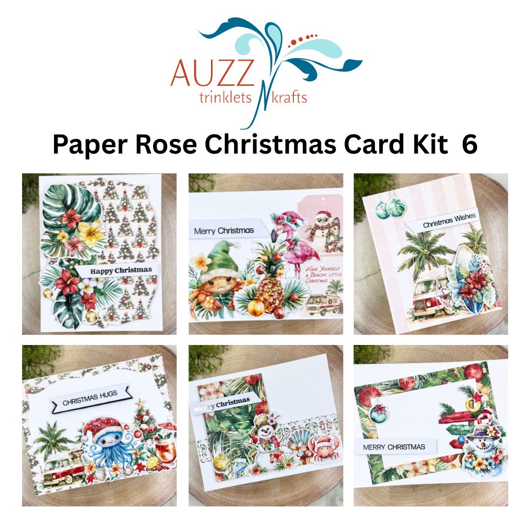 ATK Christmas Card kit Paper Rose Studio 6