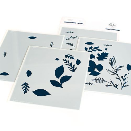 Pinkfresh Studio - Fall Foliage stencil