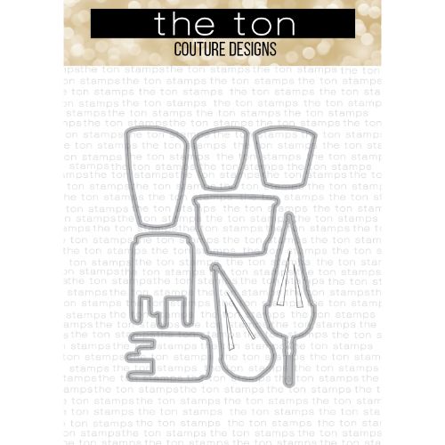 The Ton Stamps - Plentiful Planters Coordinating Dies 
