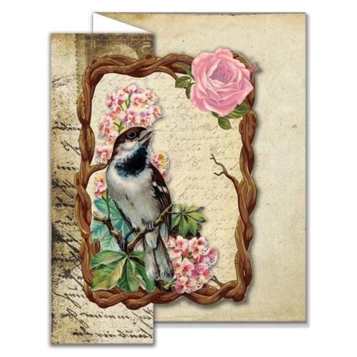 Creatief Art Vintage Birds 02 Card Kit (RE2530-0099)