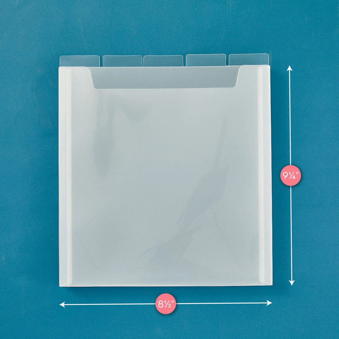 Totally Tiffany - 8" x 8" Tabbed Divider Pockets - 5pk - Postage as per actual