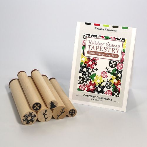 Rubber Stamp Tapestry - Country Christmas