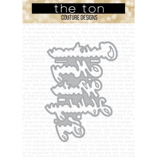The Ton Stamps - Ribbons Holiday Coordinating Die 