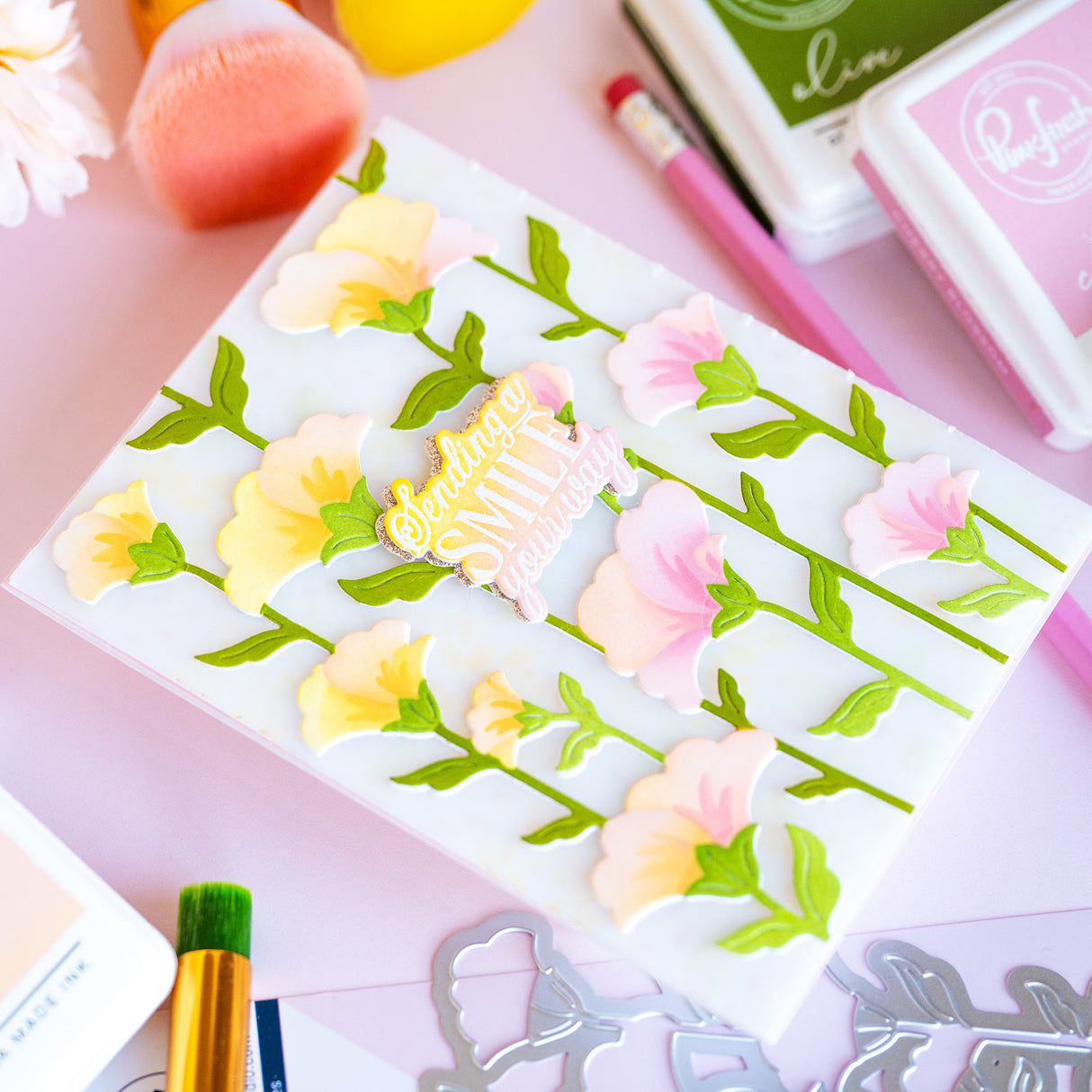 Pinkfresh Studio - Rising Wildflowers die