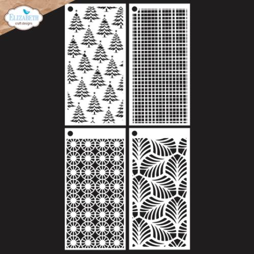Elizabeth Craft Designs - Journal Stencils 9