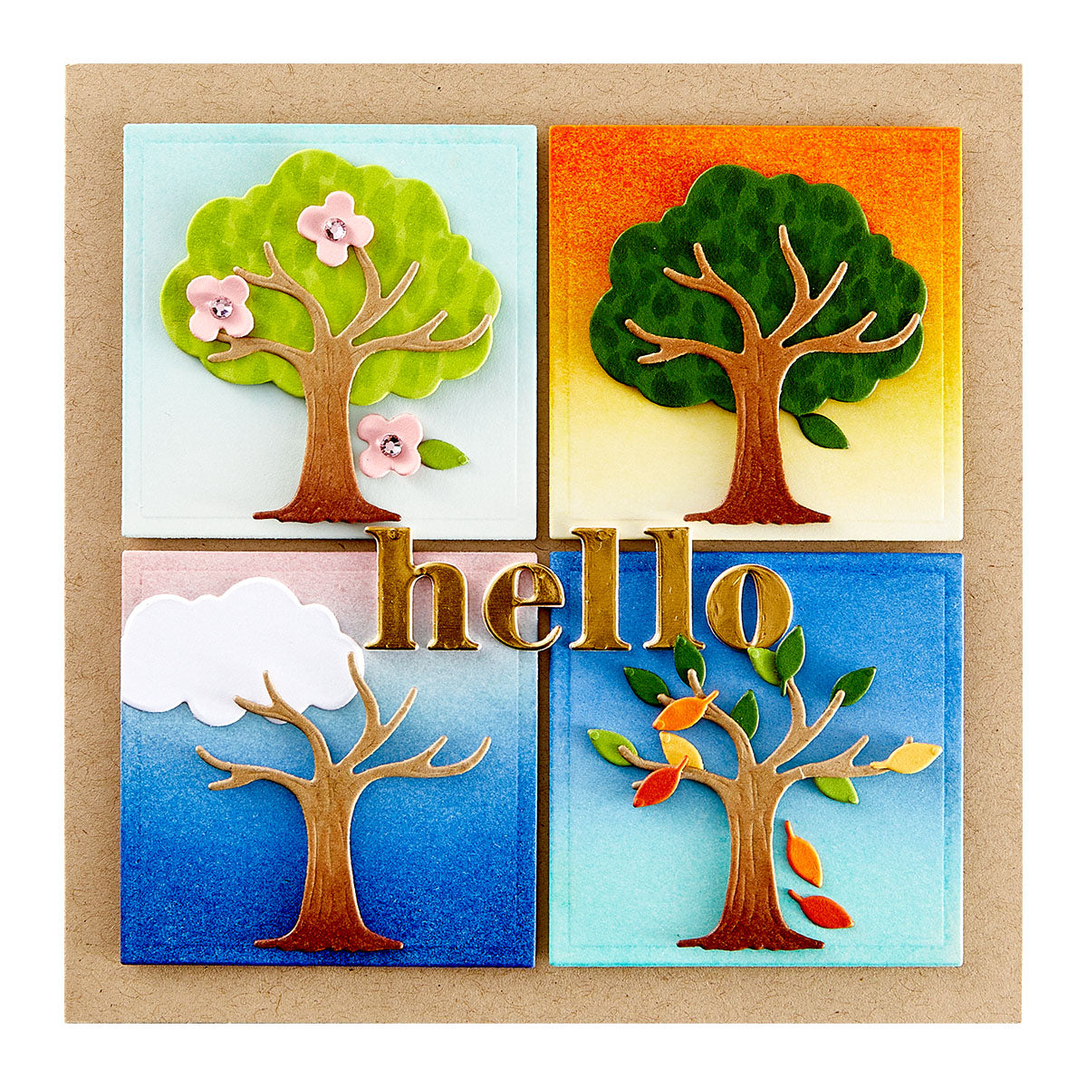 Spellbinders - Flowering Tree Etched Dies