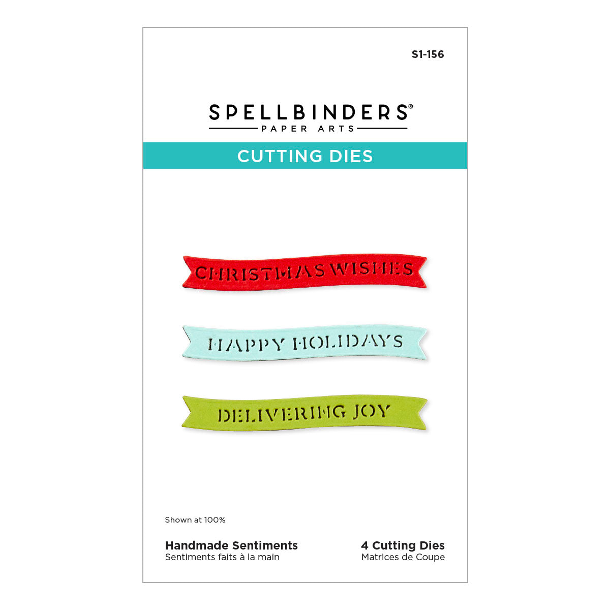 Spellbinders - Handmade Sentiments Etched Dies