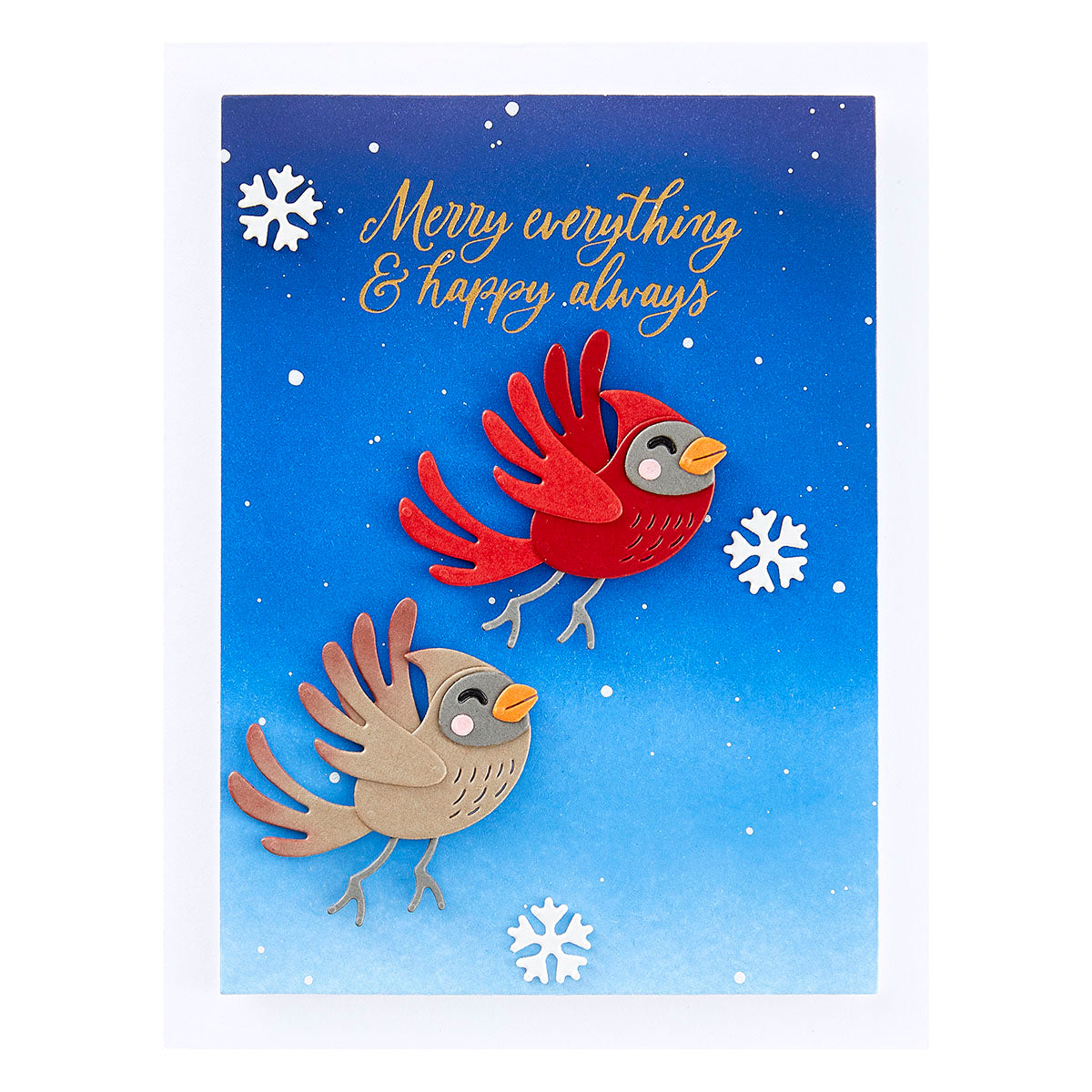 Spellbinders - Conrad Cardinal Etched Dies from the Dancin' Christmas Friends Collection