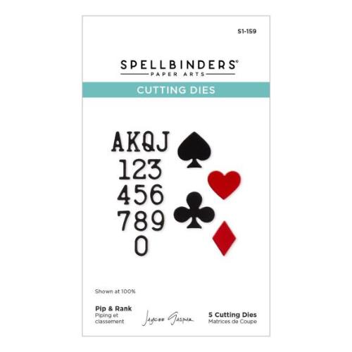 Spellbinders - Pip & Rank Etched Dies from the Jack of All Trades Collection by Jaycee Gaspar