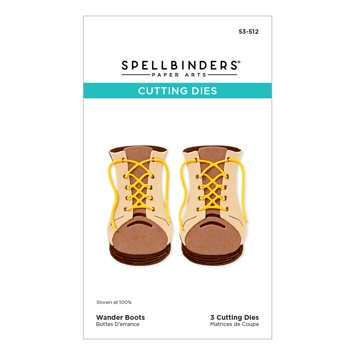 Spellbinders - Wander Boots Etched Dies from the Storytelling by Collection