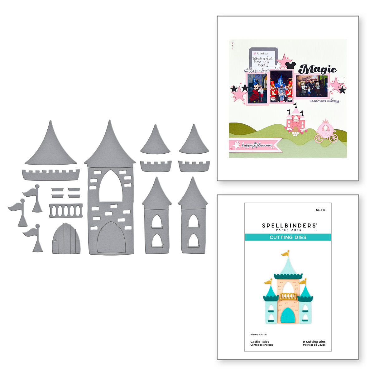 Spellbinders - Castle Tales Etched Dies from the Storytelling by Collection