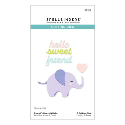 Spellbinders - Peanut's Heartfelt Hello Dies - Gift with Purchase