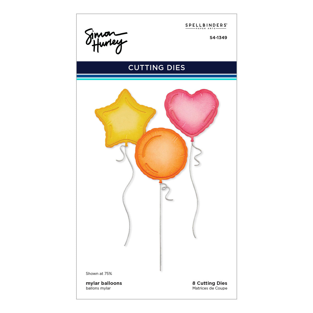 Spellbinders - Mylar Balloons Etched Dies