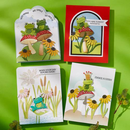 Spellbinders - Frog Prince Etched Dies from the Jump for Joy Collection