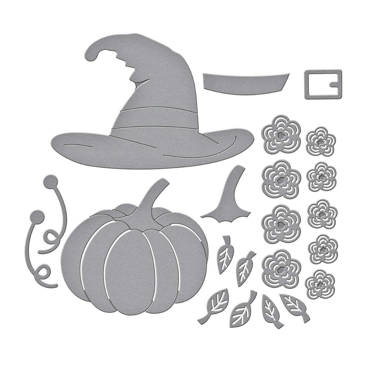 Spellbinders - Faux Embroidered Pumpkin Etched Dies