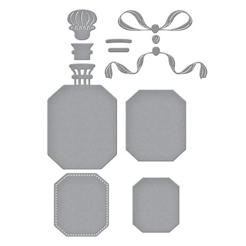Spellbinders - Gorgeous You Perfume Bottle Etched Dies from the Gorgeous You Collection