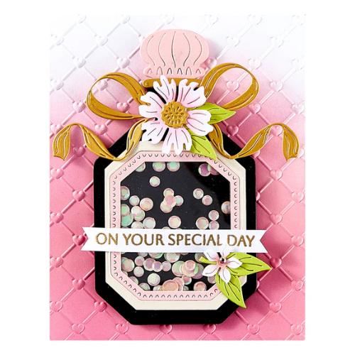 Spellbinders - Gorgeous You Perfume Bottle Etched Dies from the Gorgeous You Collection