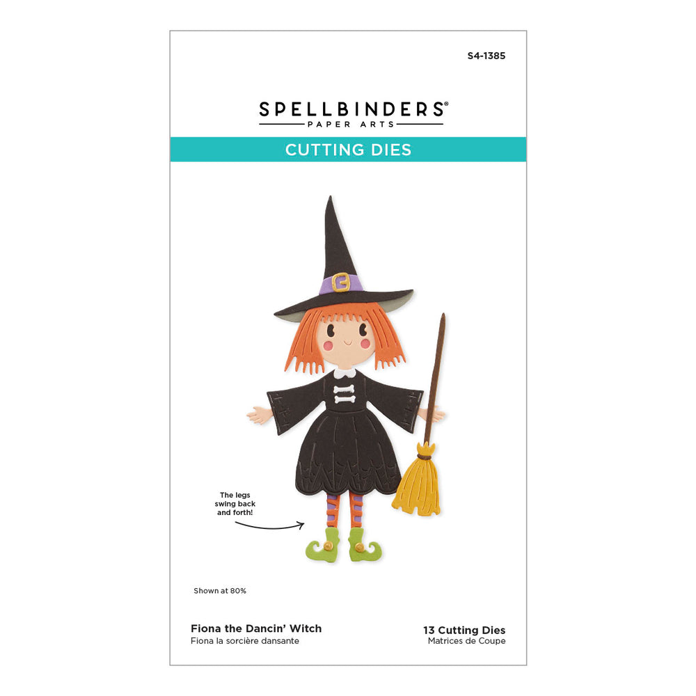 Spellbinders - Fiona the Dancin' Witch Etched Dies from the Happy Haunting Collection