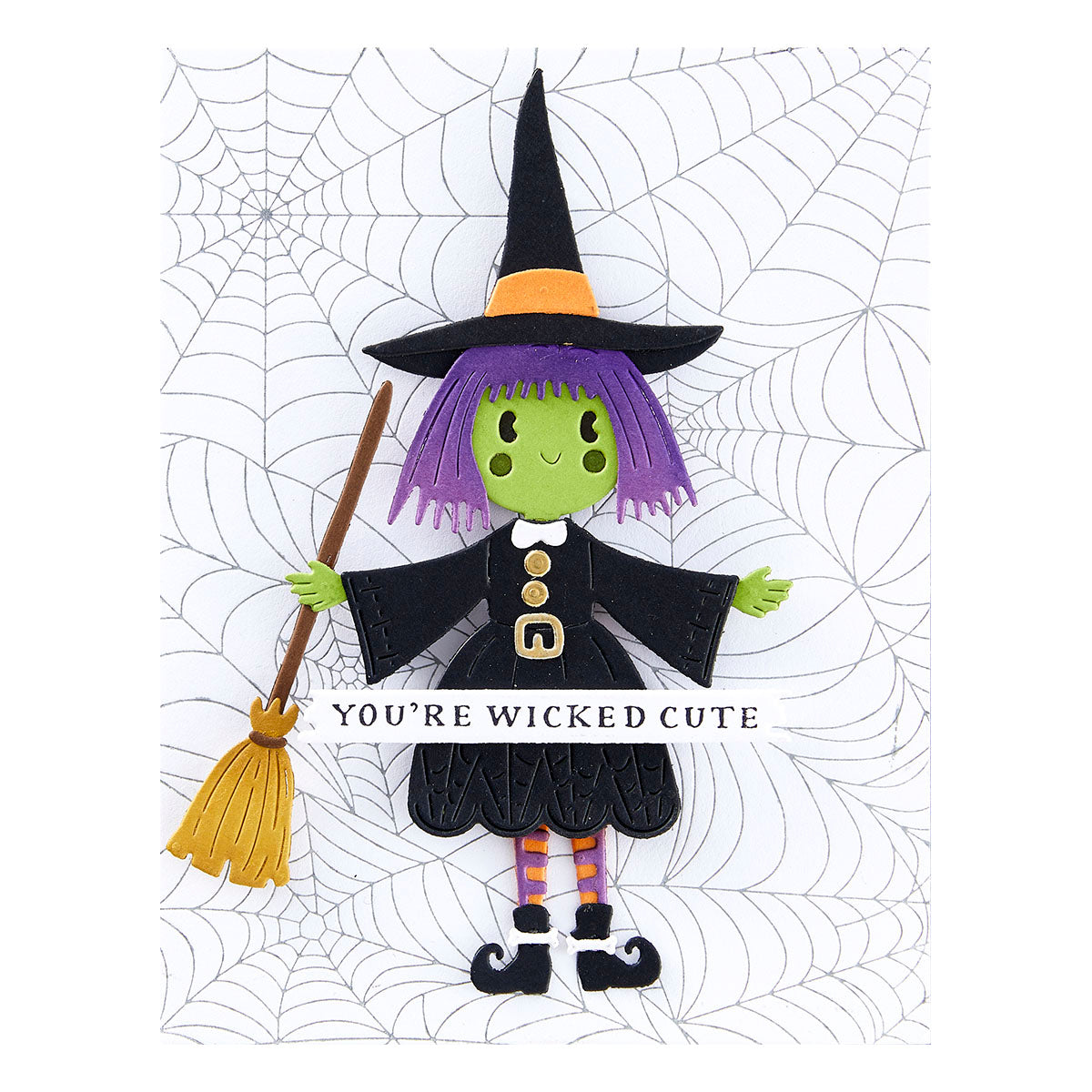 Spellbinders - Fiona the Dancin' Witch Etched Dies from the Happy Haunting Collection