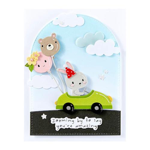 Spellbinders - Go Kart Go Etched Dies from the Little Smiles Collection