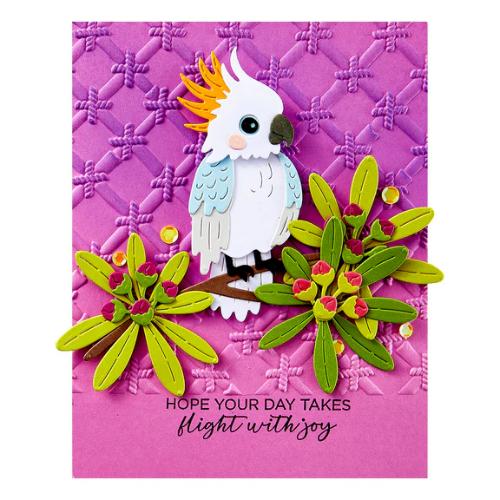 Spellbinders - Flying High Etched Dies from the Cheerful Chirps Collection