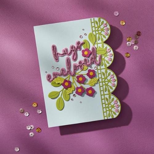 Spellbinders - Berry Fields Border Etched Dies from the Vivid Expressions Collection