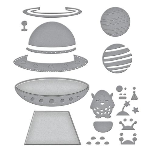 Spellbinders - Simon's Space Adventure Die Bundle - Postage as per Actual