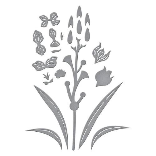 Spellbinders - Layered Gladiolus Etched Dies from the Wildflowers Collection by Lisa Horton