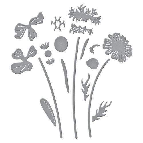 Spellbinders - Layered Wildflowers Etched Dies from the Wildflowers Collection by Lisa Horton