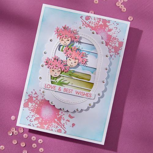 Spellbinders - Layered Wildflowers Etched Dies from the Wildflowers Collection by Lisa Horton