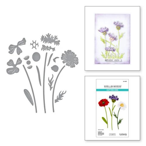 Spellbinders - Layered Wildflowers Etched Dies from the Wildflowers Collection by Lisa Horton