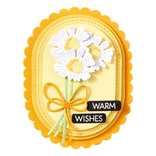 Spellbinders - Scallop and Stitched Edge Ovals Etched Dies from the Wildflowers Collection by Lisa Horton