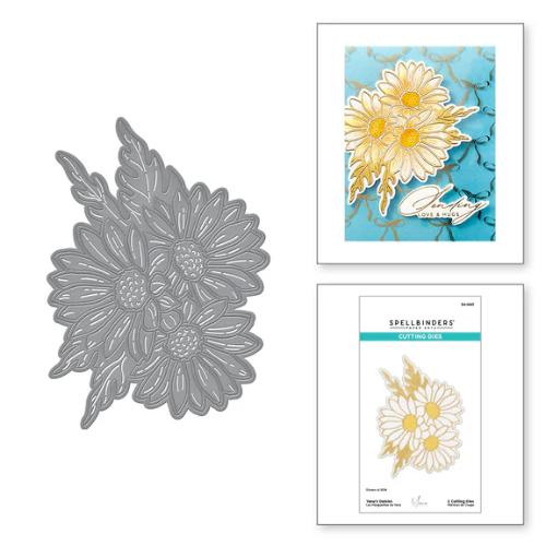 Spellbinders - Yana's Daisies Etched Dies from the Yana's Daisies Collection by Yana Smakula