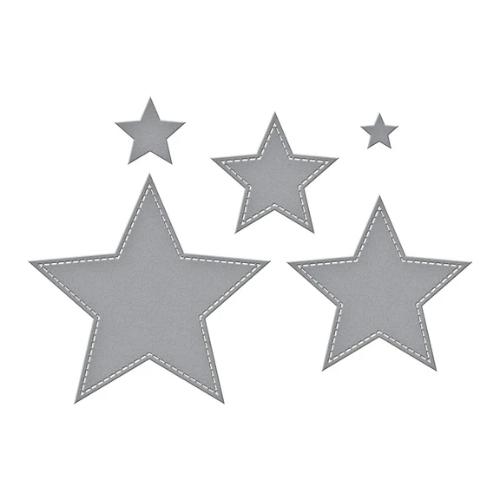 Spellbinders - Essential Stars Etched Dies from the All About Christmas Collection by Lisa Horton