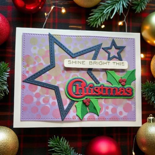Spellbinders - Essential Stars Etched Dies from the All About Christmas Collection by Lisa Horton