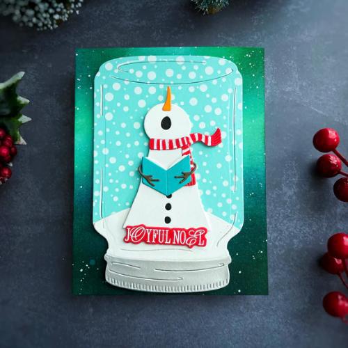 Spellbinders - The Snow Notes Etched Dies from the Wonderland Collection