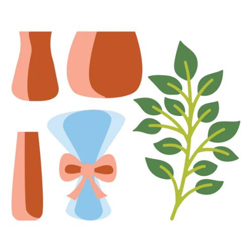 Spellbinders - Containers & Foliage Dies